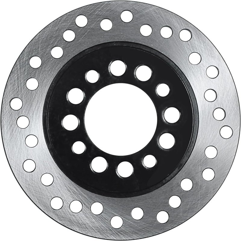 HOLATO 160mm 6.3" Rear Brake Disc Rotor Plate for 50cc 70cc 90cc 110cc 125cc Tao Tao Coolster Roketa Kazuma Baja BMS Jetmoto SUNL 4-Stroke Chinese Four Wheeler Quad Kids ATV Go Kart Parts Heavy duty - Image 1